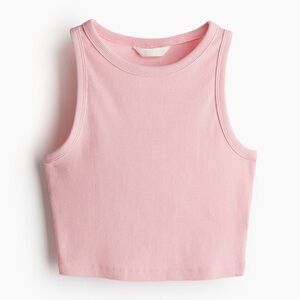 H&M Women’s Small Pink Cropped Tank Top